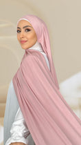 Carica l'immagine nel visualizzatore della galleria, Premium jersey - hijab - foulard- zif- copricapo- hijab paradise- leggero- estivo- 4 stagioni- morbido- non trasparente- elastico