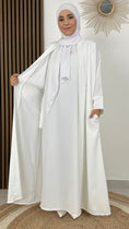 Carica l'immagine nel visualizzatore della galleria, Abaya Ensemble Classic - Hijab Paradise -abaya per omra e hajj - abaya per il pellegrinaggio - abaya due pezzi -abaya elegante -donna musulmana - tasche laterali