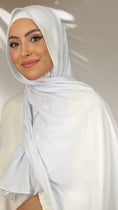 Carica l'immagine nel visualizzatore della galleria, Hijab PREMIUM CHIFFON Bianco