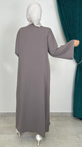 Carica l'immagine nel visualizzatore della galleria, Abaya maniche diamanti