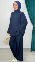 Carica l'immagine nel visualizzatore della galleria, Coordinato Corean Blu Notte - Hijab Paradise