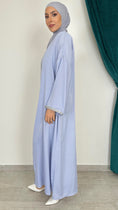 Carica l'immagine nel visualizzatore della galleria, Abito Qaftan silvery azzurro