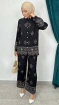 Load image into Gallery viewer, Embroidered Set Nero - Hijab Paradise
