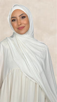 Carica l'immagine nel visualizzatore della galleria, Slim Hijab Bianco Panna
