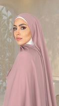 Carica l'immagine nel visualizzatore della galleria, Queen crepe- hijab - foulard- zif- copricapo- hijab paradise- leggero- estivo- 4 stagioni- morbido- non trasparente