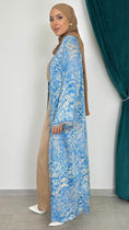 Carica l'immagine nel visualizzatore della galleria, Abito Qaftan azzurro