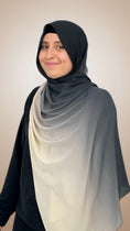 Carica l'immagine nel visualizzatore della galleria, Ombre Flow Hijab BlacktoBeige