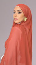 Carica l'immagine nel visualizzatore della galleria, Hijab Chiffon Terracotta
