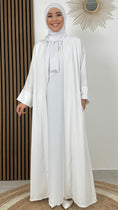 Carica l'immagine nel visualizzatore della galleria, Abaya Ensemble Classic - Hijab Paradise -abaya per omra e hajj - abaya per il pellegrinaggio - abaya due pezzi -abaya elegante -donna musulmana -tasche