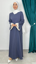 Carica l'immagine nel visualizzatore della galleria, Abaya Classic Flow Blu