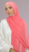 Cargar la imagen en la vista de la galería, Hijab Chiffon Crepe Light pink