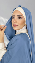 Bild in Galerie-Betrachter laden, Jersey Hijab - Ciano - Hijab Paradise