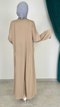 Carica l'immagine nel visualizzatore della galleria, Abito Qaftan silvery light brown
