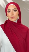 Carica l'immagine nel visualizzatore della galleria, Hijab PREMIUM CHIFFON Bordeaux