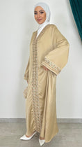 Carica l'immagine nel visualizzatore della galleria, Abito Qaftan arabeggiante oro