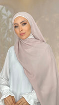 Carica l'immagine nel visualizzatore della galleria, Queen crepe- hijab - foulard- zif- copricapo- hijab paradise- leggero- estivo- 4 stagioni- morbido- non trasparente