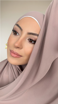 Carica l'immagine nel visualizzatore della galleria, Premium Slim Hijab Rosa Antico Chiaro