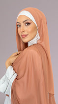 Carica l'immagine nel visualizzatore della galleria, Chiffon crepe Hijab - Desert Rose