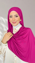Carica l'immagine nel visualizzatore della galleria, Jersey Hijab - Magenta