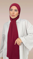 Carica l'immagine nel visualizzatore della galleria, HIJAB PRONTO DA METTERE CRINCKLE CREPE