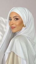 Carica l'immagine nel visualizzatore della galleria, Jersey Hijab - Bianco Puro