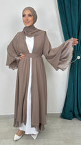 Load image into Gallery viewer, Kimono Double Face con Hijab – Lurex & Chiffon Crepe