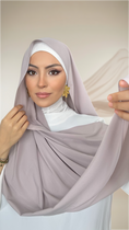 Carica l'immagine nel visualizzatore della galleria, Premium Slim Hijab Lavanda Pastello