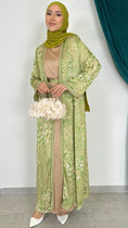 Carica l'immagine nel visualizzatore della galleria, Abito Qaftan pistacchio