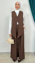 Carica l'immagine nel visualizzatore della galleria, Coordinato Gilet Doppio petto con pantalone Brown