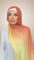 Carica l'immagine nel visualizzatore della galleria, Ombre Flow Hijab Sunset Coral