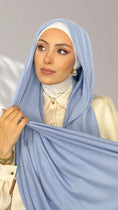 Carica l'immagine nel visualizzatore della galleria, Jersey Hijab - Azzurro