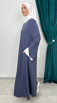 Carica l'immagine nel visualizzatore della galleria, Abaya Classic Flow Blu