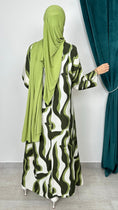 Carica l'immagine nel visualizzatore della galleria, Wave Knot Dress Verde - Hijab Paradise