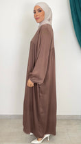 Carica l'immagine nel visualizzatore della galleria, Abaya Classic Satistripes Oversize