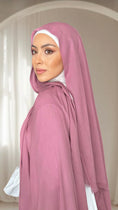 Carica l'immagine nel visualizzatore della galleria, Modal Hijab lampone