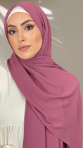 Carica l'immagine nel visualizzatore della galleria, Hijab PREMIUM CHIFFON Orchidea Pastello
