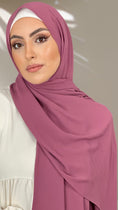 Carica l'immagine nel visualizzatore della galleria, Hijab PREMIUM CHIFFON Orchidea Pastello