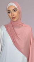 Carica l'immagine nel visualizzatore della galleria, Chiffon crepe Hijab Soft Rose
