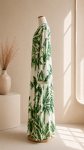 Carica l'immagine nel visualizzatore della galleria, Abaya Tropical Flow Verde