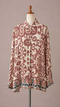 Carica l'immagine nel visualizzatore della galleria, Camicia Valesca Rosa Antico