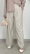 Carica l'immagine nel visualizzatore della galleria, Pantalone elegante beige