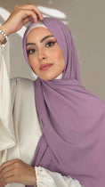 Bild in Galerie-Betrachter laden, Hijab PREMIUM CHIFFON Glicine Pastello