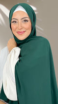 Carica l'immagine nel visualizzatore della galleria, Hijab PREMIUM CHIFFON Verde siepe
