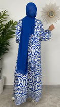 Carica l'immagine nel visualizzatore della galleria, Abito sailor - vestito fantasia largo- donna - hijab paradise- hijab