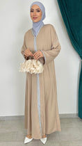 Carica l'immagine nel visualizzatore della galleria, Abito Qaftan silvery light brown