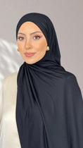 Carica l'immagine nel visualizzatore della galleria, Jersey Hijab - Nero