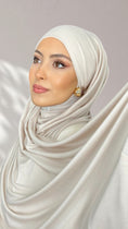Carica l'immagine nel visualizzatore della galleria, Jersey Hijab - Beige Almond