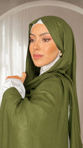Load image into Gallery viewer, Modal Hijab Con Frange Laterali