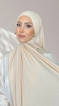 Carica l'immagine nel visualizzatore della galleria, Jersey Hijab - Beige dorato