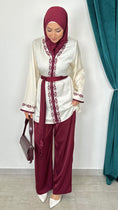 Carica l'immagine nel visualizzatore della galleria, Andalus Satin Set Bordeaux